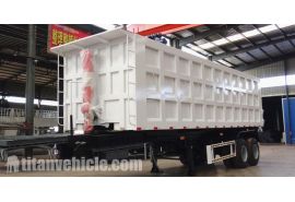 2 Axle 35 Ton Tip Trailer will be sent to Nigeria Lagos