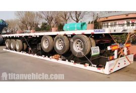 40Ft Flat Bed Trailer will be send to Djibouti