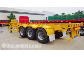 3 Axle 40Ft Container Chassis Trailer will be sent to Congo Banana