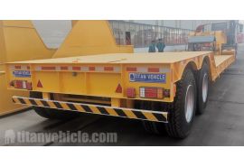 2 Axle 40 Ton Detachable Gooseneck Trailer will be sent to Guinea Conakry