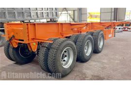 Tri Axle 40 ft Skeletal Trailer will be sent to Kenya