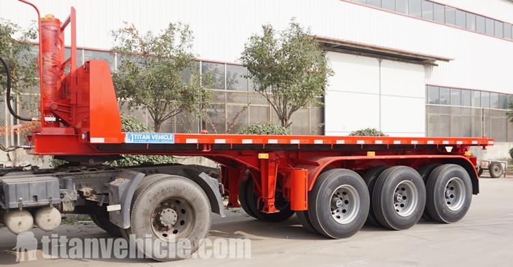 3 Axle 20Ft Flatbed Tipper Trailer for Sale In Botswana BWGBE