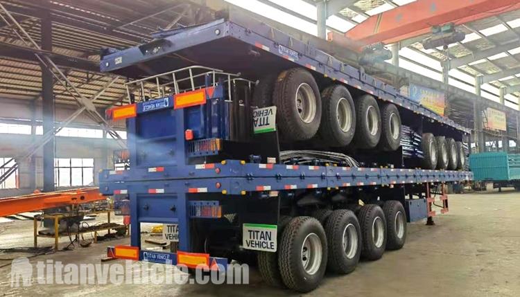 4 Axle Fence Semi Trailer for Sale Price