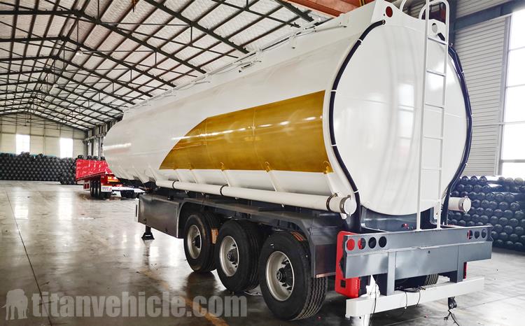 45200 Liters Oil Tanker Trailer with 7 Compartments for Sale In Namibia