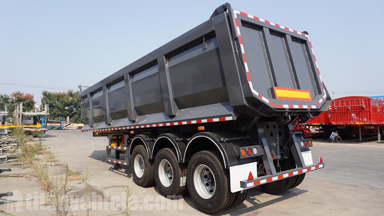 35 Cubic Semi Tipper Trailer for Sale In Cote d'Ivoire