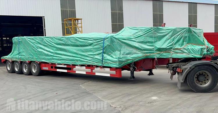 4 Axle 100 Ton Drop Deck Trailer for Sale In Senegal Dakar