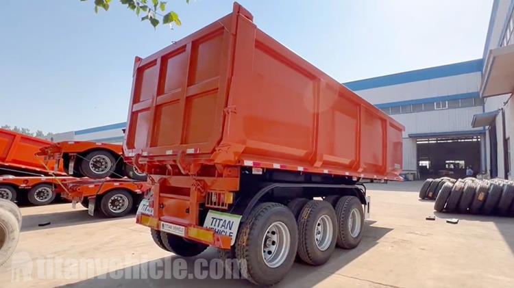 3 Axle 30CBM Semi Tipper Trailer for Sale In Tanzania Dar es salaam