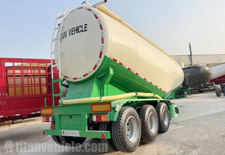 Tri Axle 40CBM Pneumatic Dry Bulk Trailer for Sale in Philippine Manila