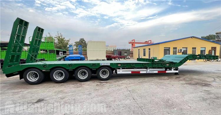 4 Axle 100 Ton Lowbed Trailer for Sale In Tanzania dar es salaam