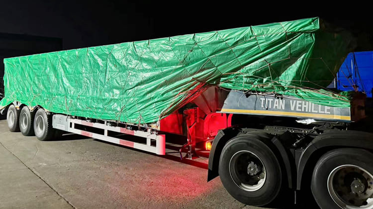 Tri Axle 60 Ton Semi Low Loader Trailer for Sale in  Nigeria