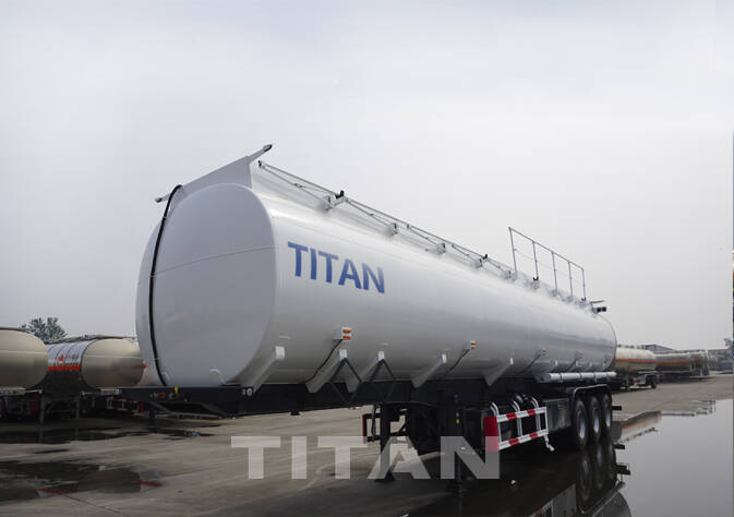 30000 liters sulfuric acid tank trailer