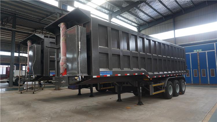 China Tipping Trailer - 3 Axle 100 Ton Tipper Trailer