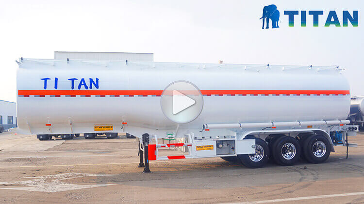 3 Axle 42000 L Diesel Fuel Trailer for Sale | Fuel Trailer Tanker