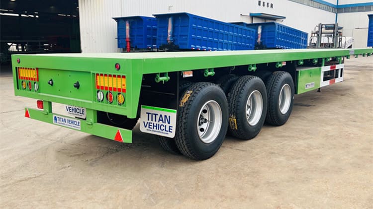 3 axle flatbed trailer